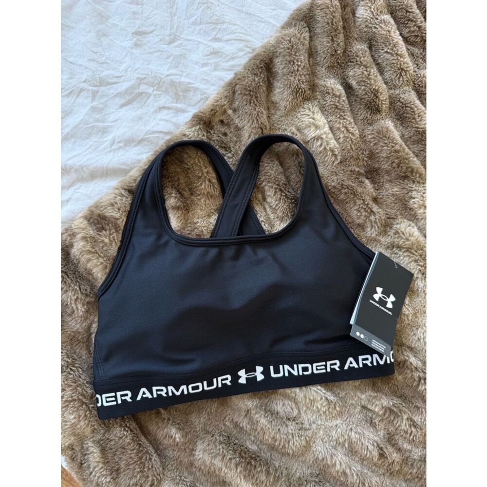 NEW Under Armour Black Racerback Sports Bra